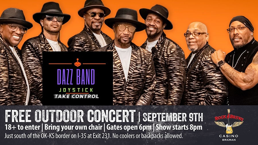 DAZZ BAND AT ROCK AND BREWS SEPTEMBER 9TH