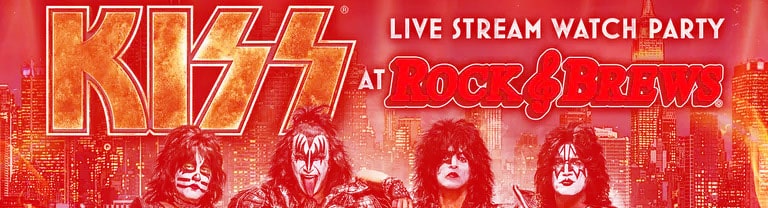 Rock and Brews Hosting KISS Watch Party