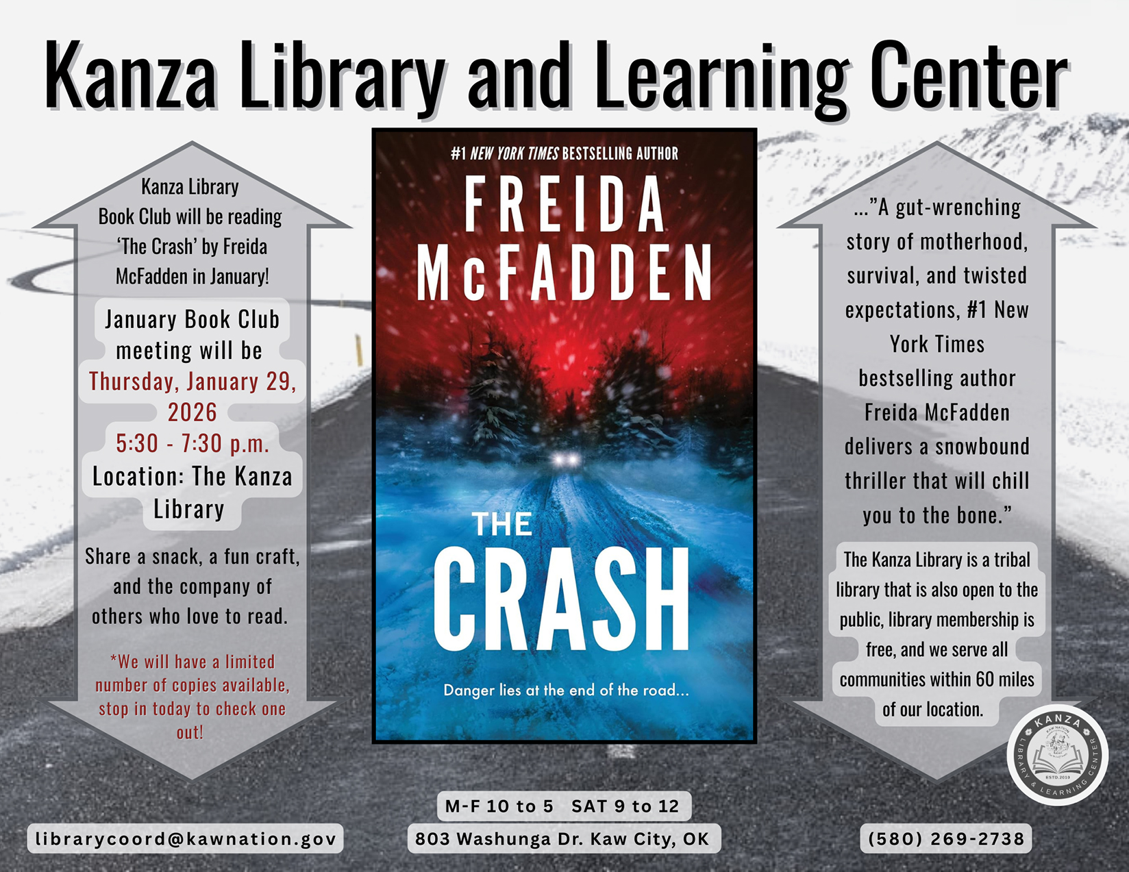 JAN 2026 Book CLub Flyer - 1