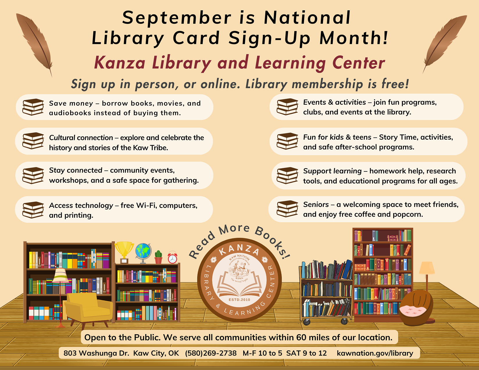 SEPTEMBER National Library Card Sign Up Month - 1